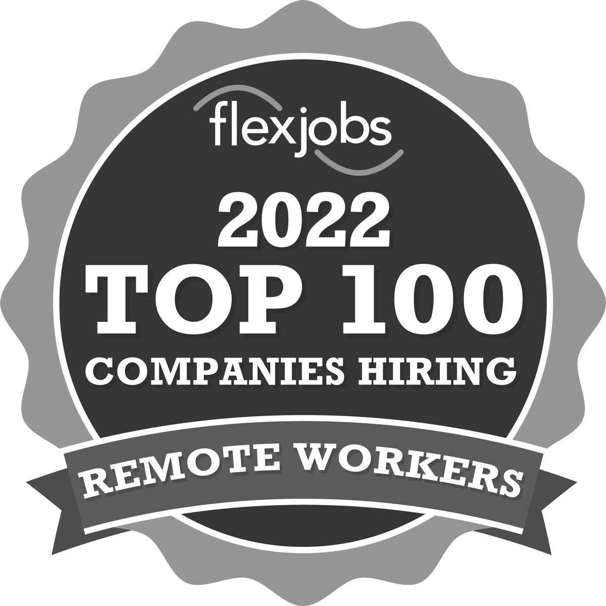 Flexjobs 2022 Top 100 Award